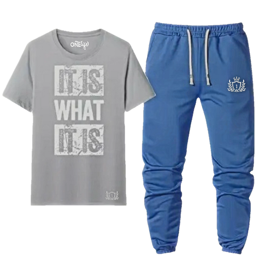 "It Is What It Is" Tee & Jogger Set