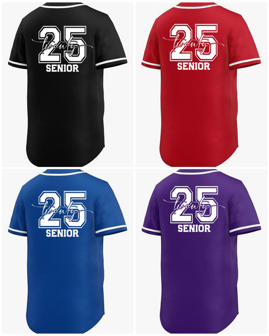 Custom “Class of 2025” Senior Jerseys