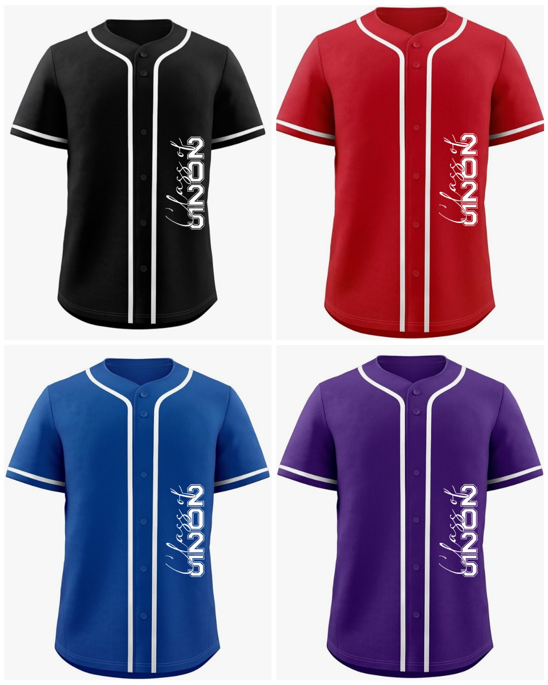 Custom “Class of 2025” Senior Jerseys