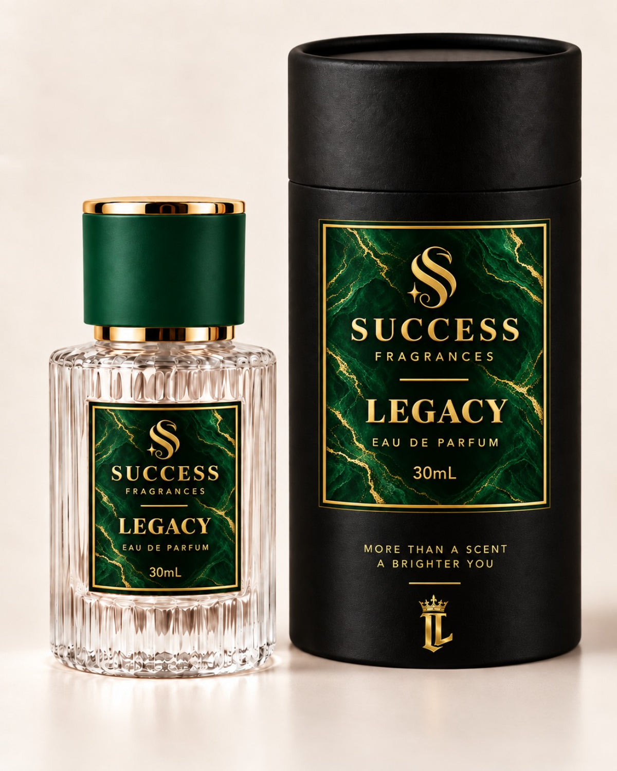 Legacy by Success Fragrances — 30ml bottle and presentation box