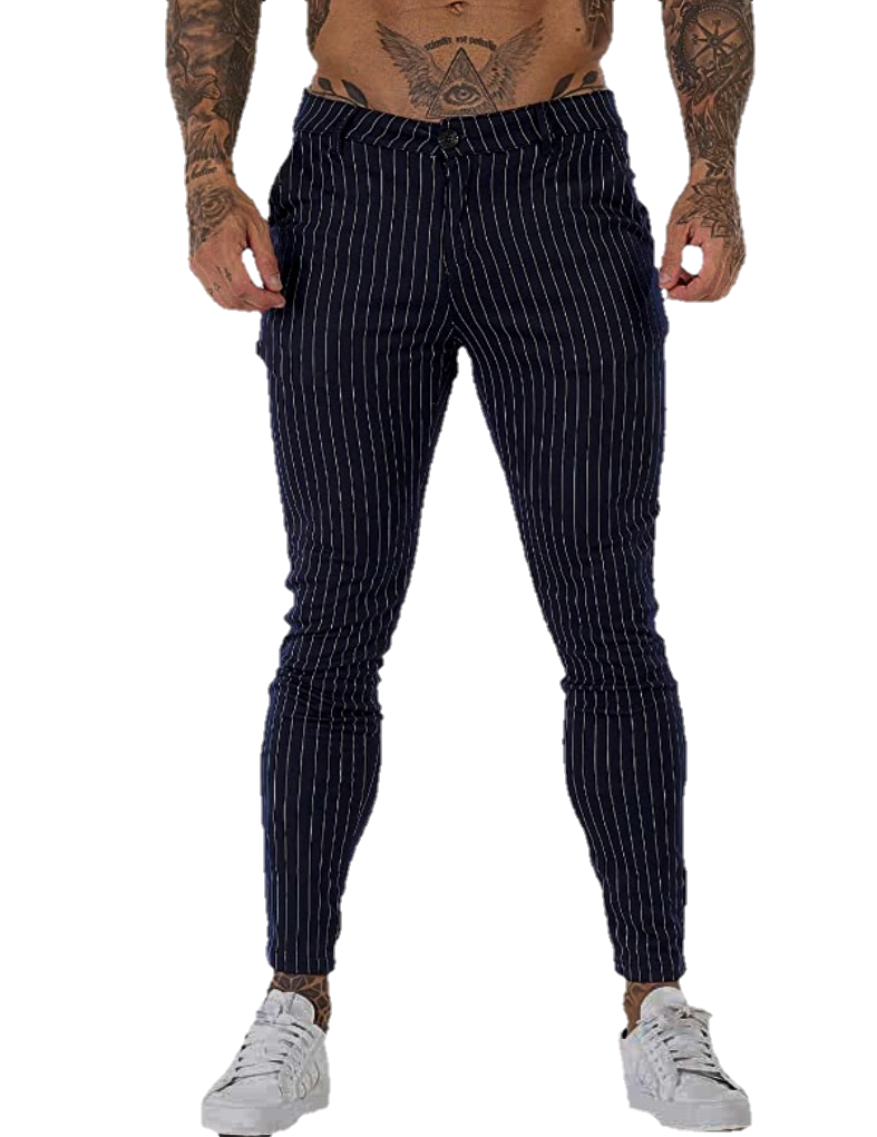 One Life Clothing Men Casual Pants with Pockets Slim Fit
