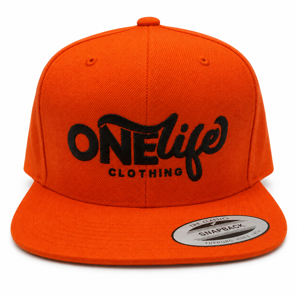 Championship Edition Snapback - red with black One Life embroidery