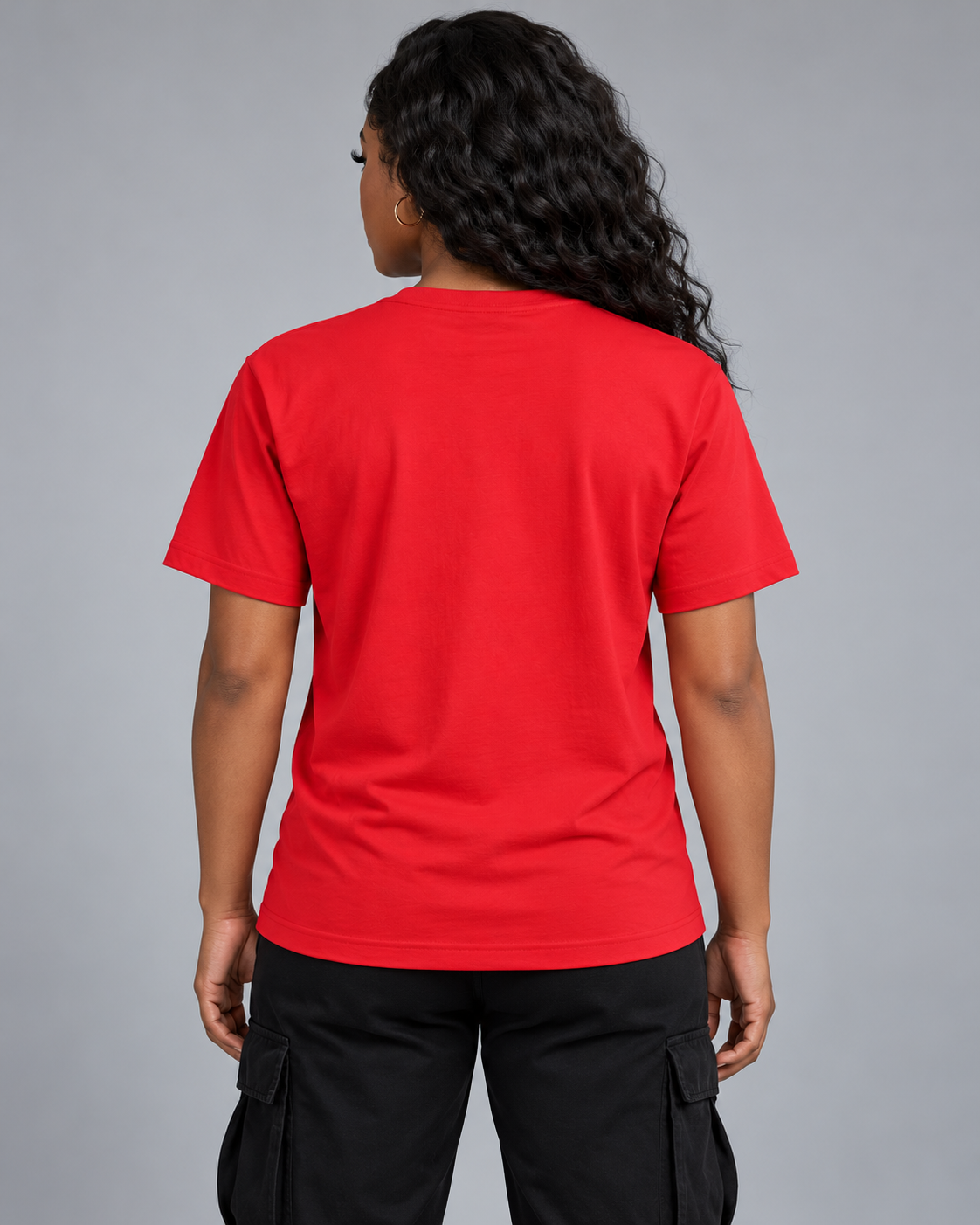 First Born Tee by One Life Clothing on a woman, back view