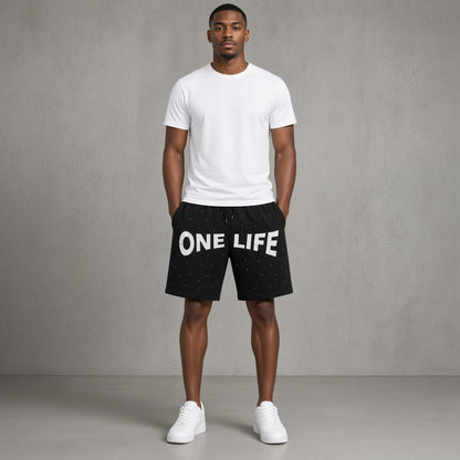 No Sleep Shorts by One Life Clothing - model view