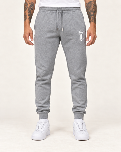 The Foundation Joggers — heather gray — front