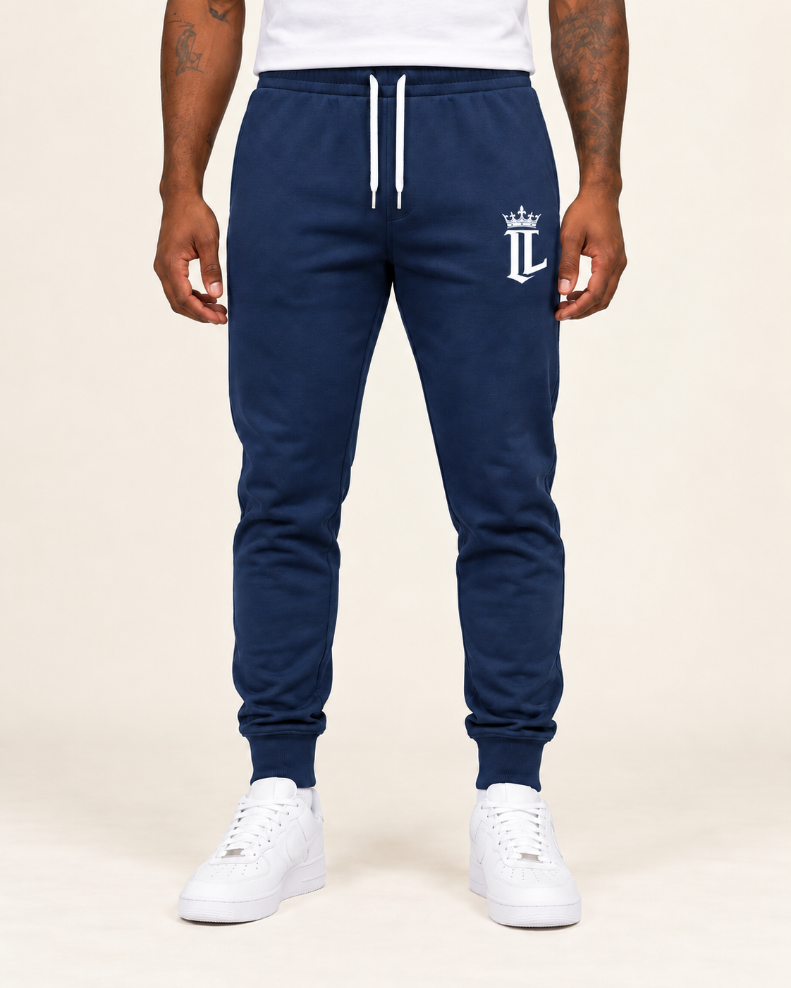 The Ascend Joggers — navy — front