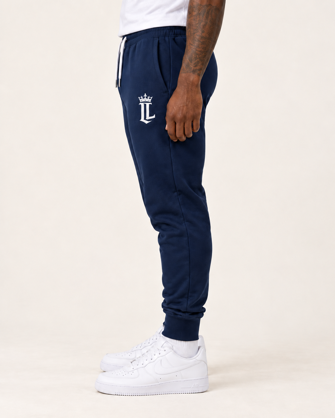 The Ascend Joggers — navy — side