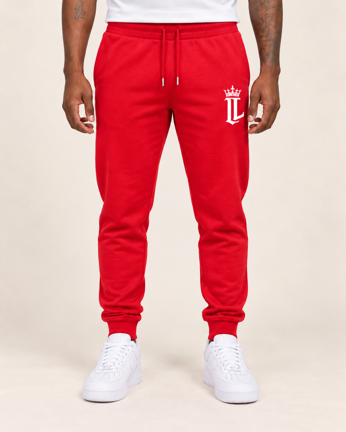 The Resolve Joggers — red — front