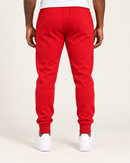 The Resolve Joggers — red — rear mockup
