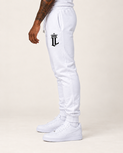 The Clarity Joggers — white — side