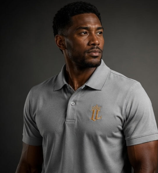 Prestige Performance Polo Sterling Gray