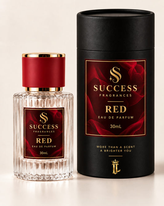 Red by Success Fragrances — 30ml bottle and presentation box